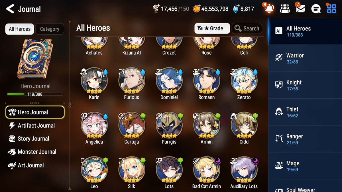 [GLOBAL][INSTANT] Epic 7 Seven 4ML 1LIM Haru Lone Crescent Bellona Last Rider Krau Pirate Captain Flan Faithless Lidica+ 53ML pulls + 3x 20 Speed + Luna Skin + Name Starter Account-Mobile Games Starter