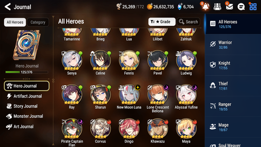 [GLOBAL][INSTANT] Epic 7 Seven 4ML 1LIM New Moon Luna Abyssal Yufine Lone Crescent Bellona Perfumer Byblis + 49ML pulls + 20 Speed +Name Starter Account-Mobile Games Starter