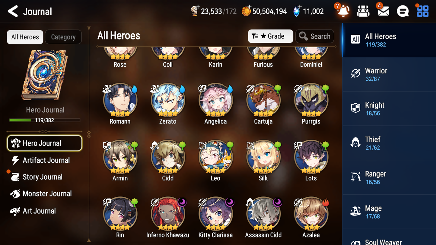[GLOBAL][INSTANT] Epic 7 Seven 4ML 1LIM New Moon Luna Belian Briar Witch Iseria Designer Lilibet Summer Fumyr+ 43ML pulls + 20 Speed +Name Starter Account-Mobile Games Starter