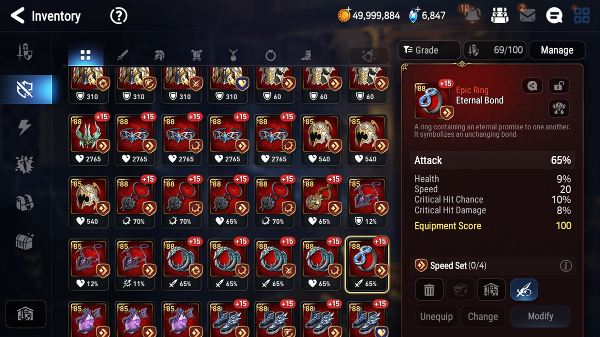 [GLOBAL][INSTANT] Epic 7 Seven 4ML 1LIM New Moon Luna Navy Captain Landy Little Queen Charlotte Byblis+art + 52 ML pulls Mystics+ 3x 20 Speed + 4 Sets Gear + Luna Skin +Name Starter Account-Mobile Games Starter