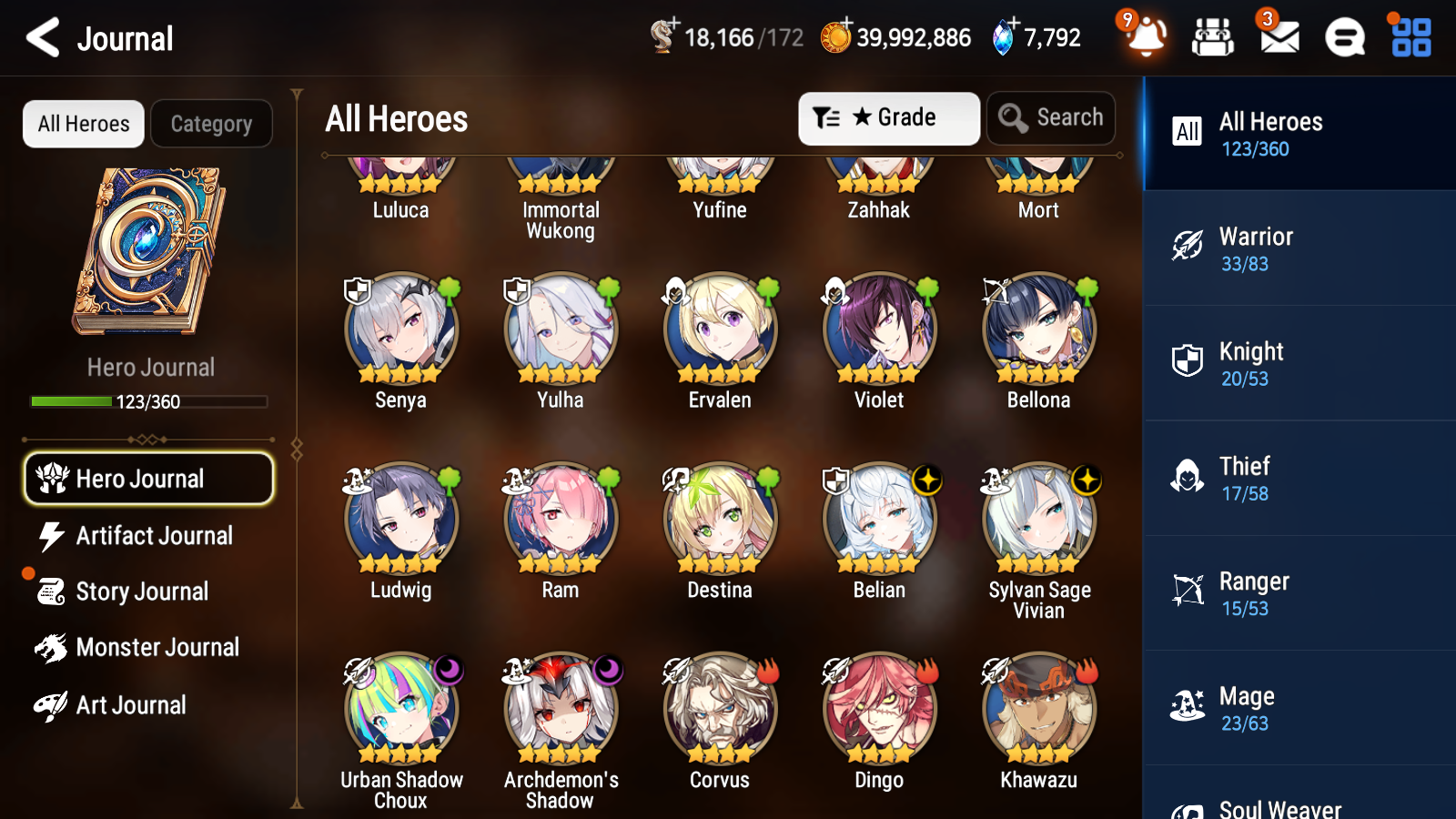 [GLOBAL][INSTANT] Epic 7 Seven 4ML 2LIM Belian Urban Shadow Choux Archdemon's Shadow Jack Festive Eda + ML pulls + 20 Speed + Name Starter Account-Mobile Games Starter