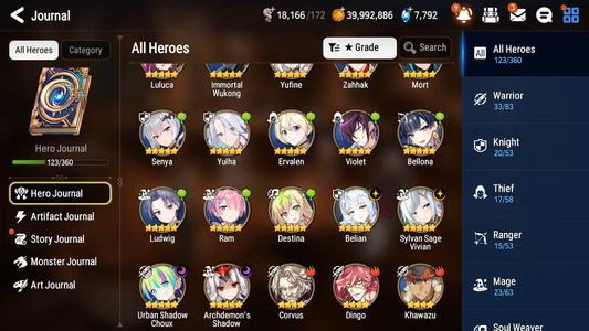 [GLOBAL][INSTANT] Epic 7 Seven 4ML 2LIM Belian Urban Shadow Choux Archdemon's Shadow Jack Festive Eda + ML pulls + 20 Speed + Name Starter Account-Mobile Games Starter