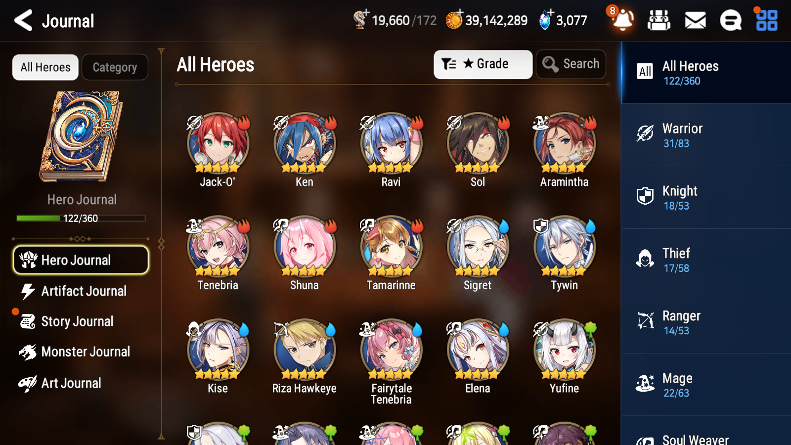 [GLOBAL][INSTANT] Epic 7 Seven 4ML 2LIM Harsetti New Moon Luna Straze Operator Sigret Fairytale Jack +40ML pulls +20 Speed + Name Starter Account-Mobile Games Starter