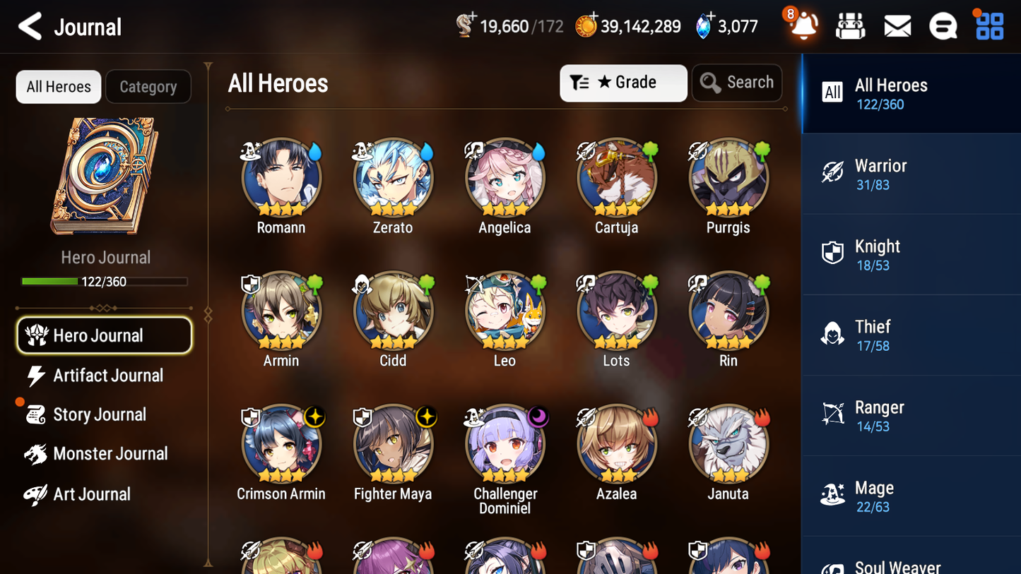 [GLOBAL][INSTANT] Epic 7 Seven 4ML 2LIM Harsetti New Moon Luna Straze Operator Sigret Fairytale Jack +40ML pulls +20 Speed + Name Starter Account-Mobile Games Starter