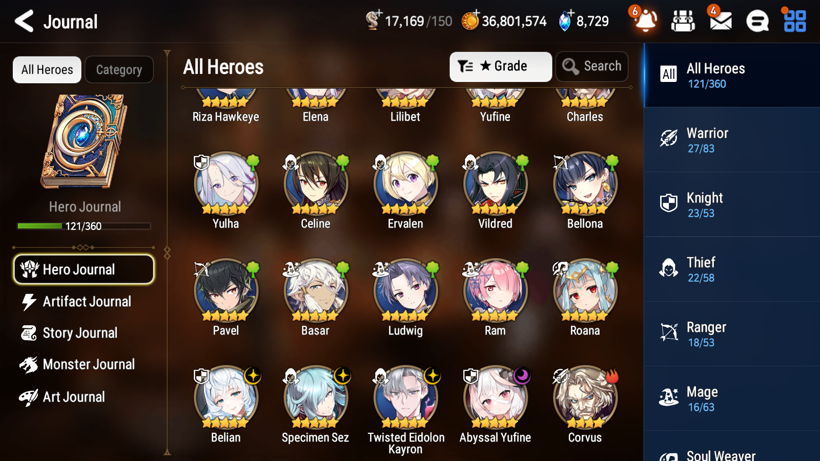 [GLOBAL][INSTANT] Epic 7 Seven 4ML Abyssal Yufine Belian Kayron Specimen Sez + ML pulls + 20 Speed + Name Starter Account-Mobile Games Starter