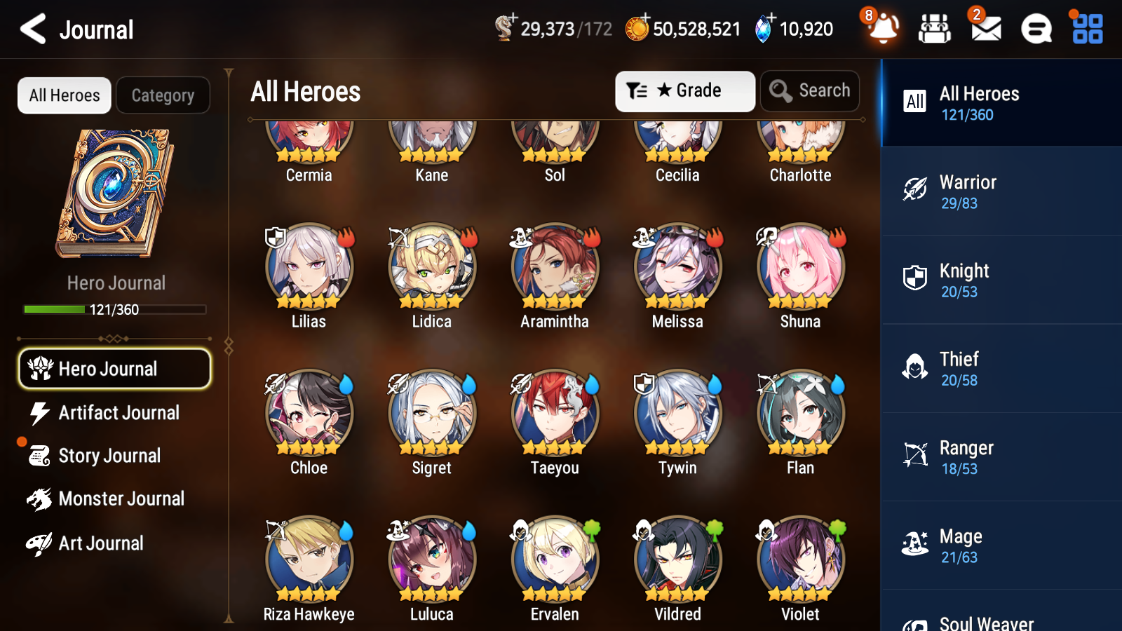 [GLOBAL][INSTANT] Epic 7 Seven 4ML Abyssal Yufine Luluca Charles + 50ML pulls + 20 Speed Starter Account-Mobile Games Starter