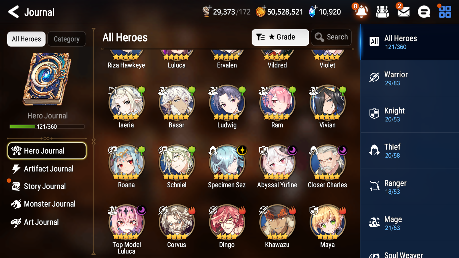 [GLOBAL][INSTANT] Epic 7 Seven 4ML Abyssal Yufine Luluca Charles + 50ML pulls + 20 Speed Starter Account-Mobile Games Starter