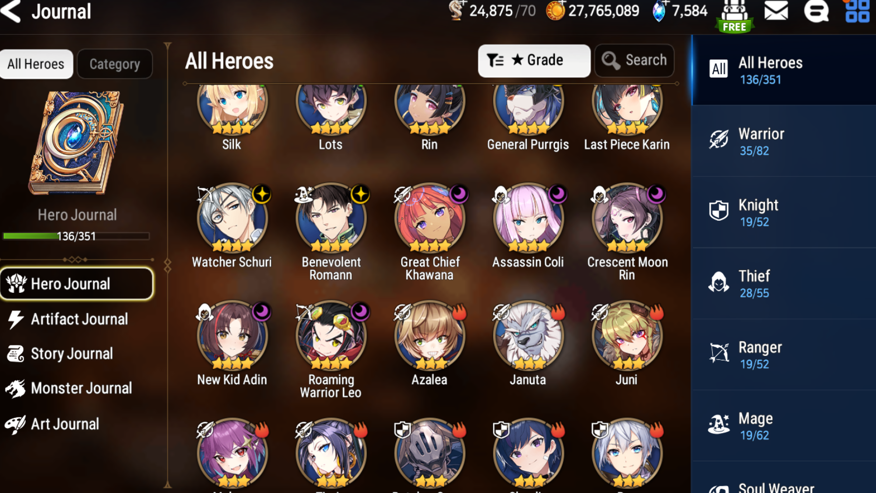 [GLOBAL][INSTANT] Epic 7 Seven 4ML Afternoon Soak Flan Empyrean Ilynav Kise Archdemon's Shadow Luluca+ ML pulls + Name Starter Account-Mobile Games Starter