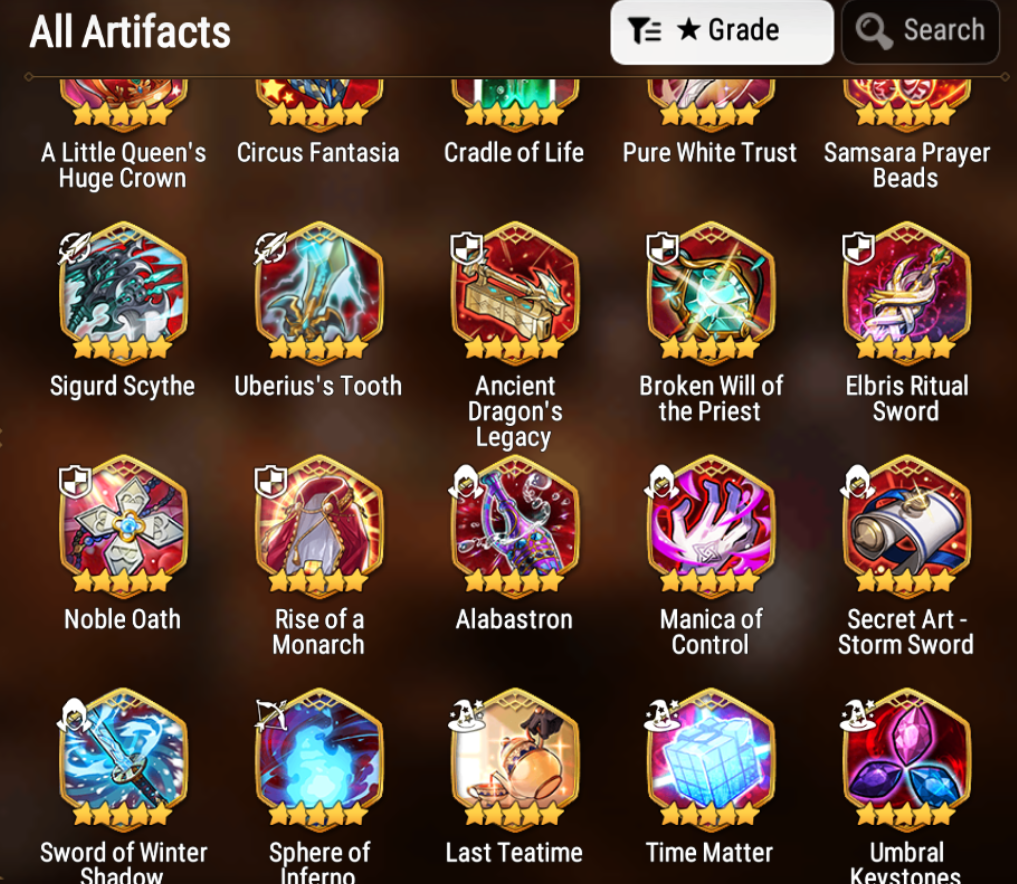 [GLOBAL][INSTANT] Epic 7 Seven 4ML Afternoon Soak Flan Empyrean Ilynav Kise Archdemon's Shadow Luluca+ ML pulls + Name Starter Account-Mobile Games Starter