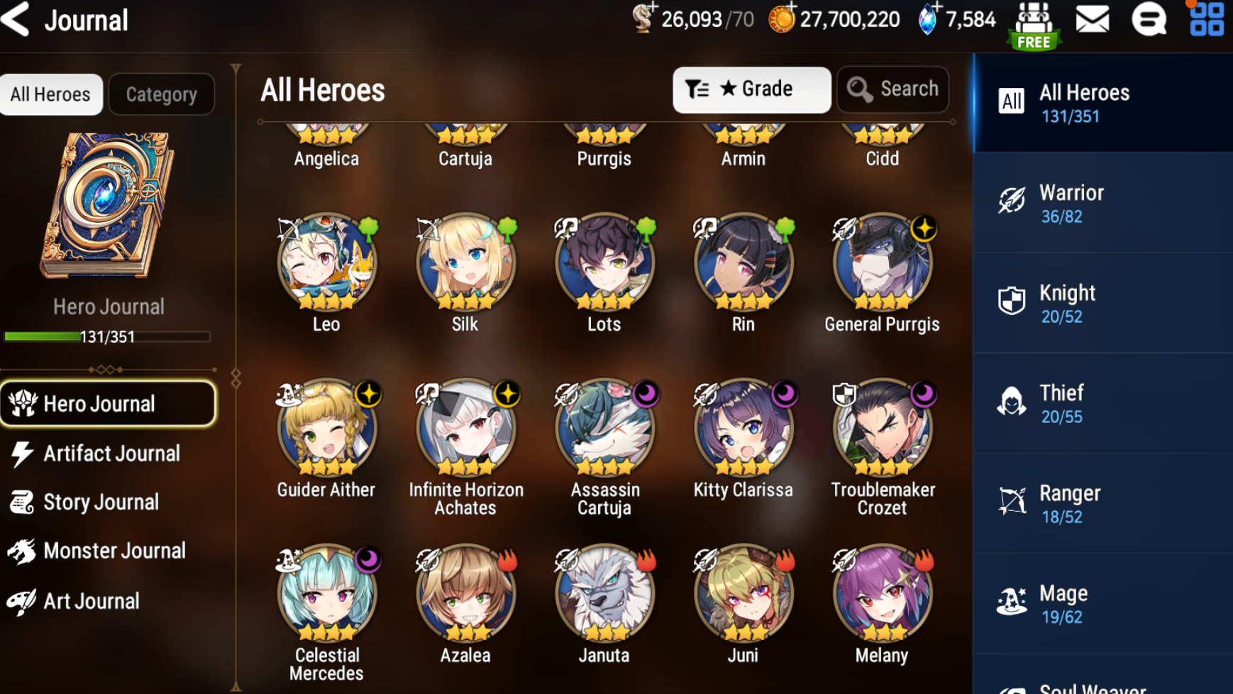 [GLOBAL][INSTANT] Epic 7 Seven 4ML Afternoon Soak Flan Successor Taeyou Chloe Violet Charlotte + ML pulls + Name Starter Account-Mobile Games Starter