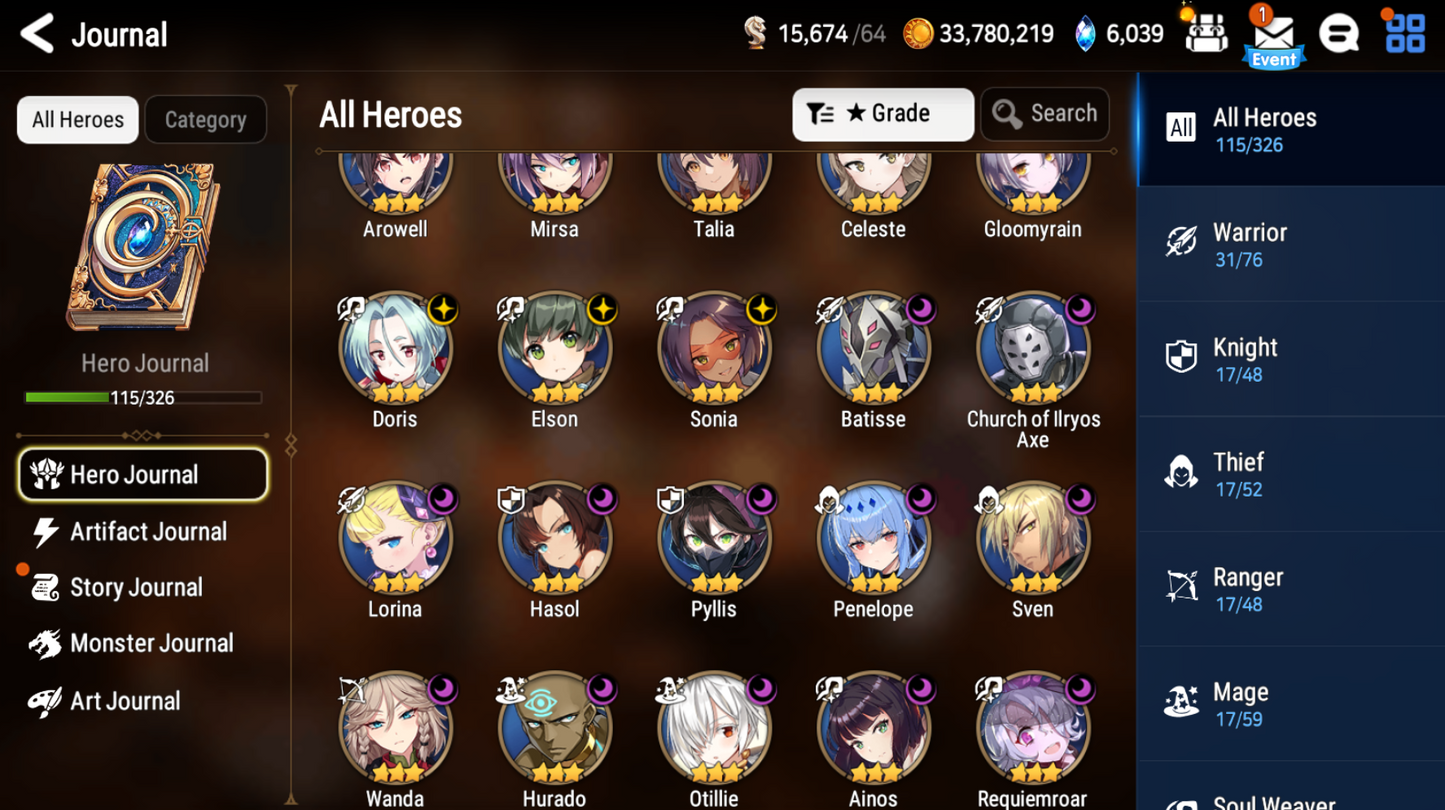 [GLOBAL] Epic 7 Seven 4ML Dragon King Sharun Designer Lilibet Remnant Violet Solitaria + ML pulls + Name Starter Account-Mobile Games Starter