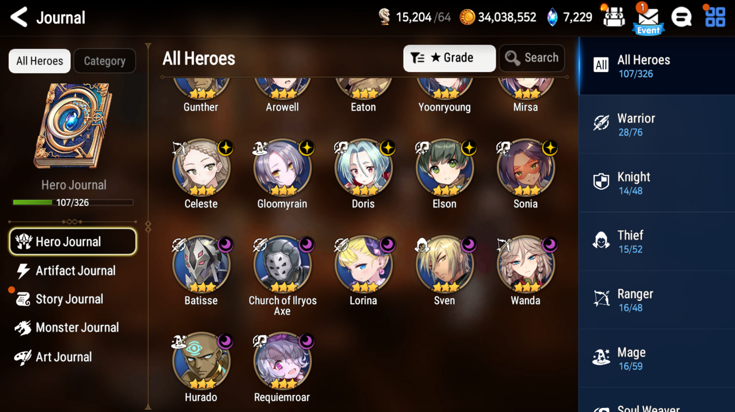 [GLOBAL] Epic 7 Seven 4ML Dragon King Sharun LQC Designer Lilibet Operator Sigret + ML pulls + Name Starter Account-Mobile Games Starter