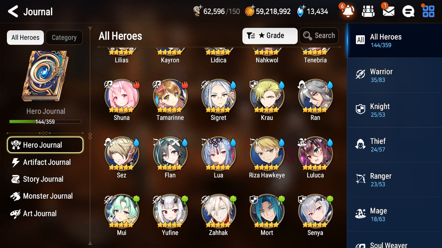 [GLOBAL][INSTANT] Epic 7 Seven 4ML Empyrean Ilynav Apocalypse Ravi Lidica Archdemon+ 83ML pulls 13k skystones 3000 mystics+20 Speed+ Name Starter Account-Mobile Games Starter