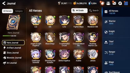 [GLOBAL][INSTANT] Epic 7 Seven 4ML Empyrean Ilynav Navy Captain Landy Specter Tenebria Celine + 49ML pulls + 20 Speed + Name Starter Account-Mobile Games Starter