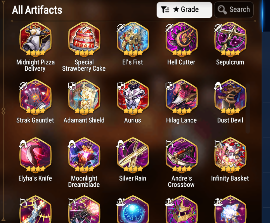 [GLOBAL][INSTANT] Epic 7 Seven 3ML Empyrean Ilynav Navy Captain Landy Specter Tenebria+ ML pulls + Name Starter Account-Mobile Games Starter