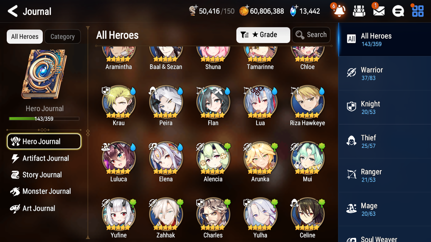[GLOBAL][INSTANT] Epic 7 Seven 3ML Harsetti Mediator Kawerik Operator Sigret + 83ML pulls 13k skystones 2900 mystics+ 20 Speed +Name Starter Account-Mobile Games Starter