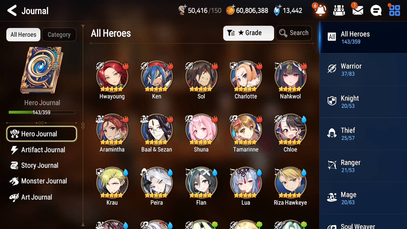 [GLOBAL][INSTANT] Epic 7 Seven 3ML Harsetti Mediator Kawerik Operator Sigret + 83ML pulls 13k skystones 2900 mystics+ 20 Speed +Name Starter Account-Mobile Games Starter
