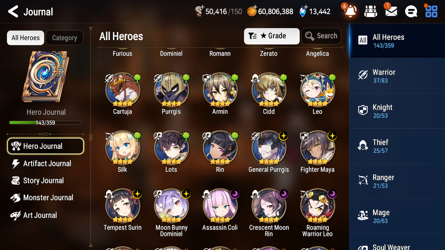 [GLOBAL][INSTANT] Epic 7 Seven 3ML Harsetti Mediator Kawerik Operator Sigret + 83ML pulls 13k skystones 2900 mystics+ 20 Speed +Name Starter Account-Mobile Games Starter