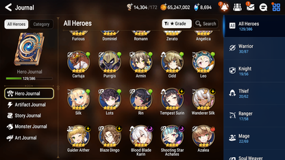 [GLOBAL][INSTANT] Epic 7 Seven 4ML Lisette Abyssal Yufine Top Model Luluca Kayron + 75ML pulls + 2x 20 Speed + Luna Skin + Name Starter Account-Mobile Games Starter