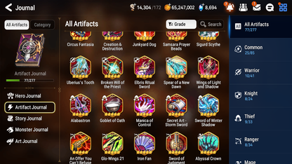 [GLOBAL][INSTANT] Epic 7 Seven 4ML Lisette Abyssal Yufine Top Model Luluca Kayron + 75ML pulls + 2x 20 Speed + Luna Skin + Name Starter Account-Mobile Games Starter
