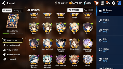 [GLOBAL][INSTANT] Epic 7 Seven 4ML New Moon Luna Abyssal Yufine Lone Crescent Bellona + 49ML pulls + 20 Speed +Name Starter Account-Mobile Games Starter