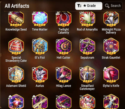 [GLOBAL][INSTANT] Epic 7 Seven 3ML New Moon Luna Abyssal Yufine Lone Crescent Bellona + ML pulls +Name Starter Account-Mobile Games Starter