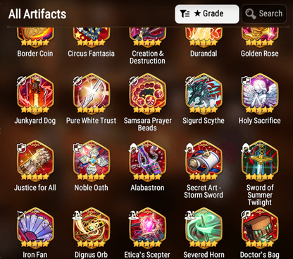 [GLOBAL][INSTANT] Epic 7 Seven 4ML New Moon Luna Arbiter Vildred Kise Sigret Angel +23 ML pulls + Name Starter Account-Mobile Games Starter