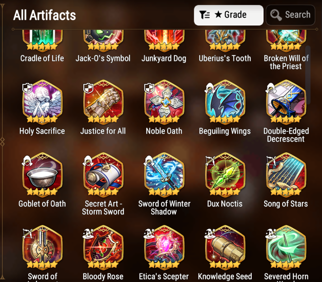 [GLOBAL][INSTANT] Epic 7 Seven 4ML New Moon Luna Arbiter Vildred Krau Solitaria +23 ML pulls + Name Starter Account-Mobile Games Starter