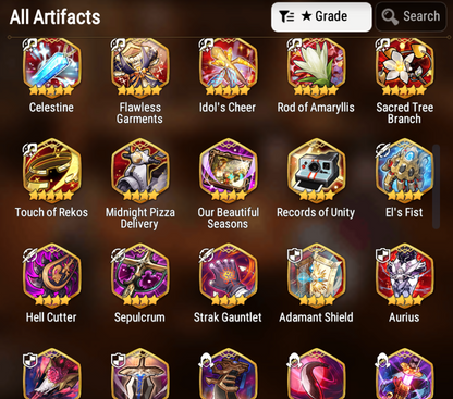 [GLOBAL][INSTANT] Epic 7 Seven 4ML New Moon Luna Arbiter Vildred Krau Solitaria +23 ML pulls + Name Starter Account-Mobile Games Starter