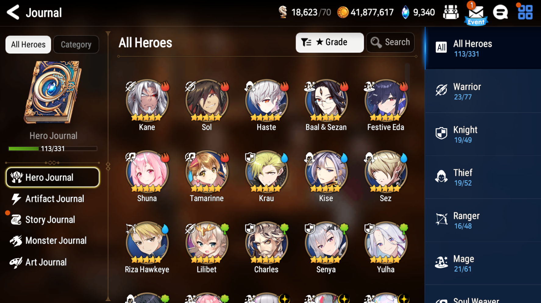 [GLOBAL][INSTANT] Epic 7 Seven 4ML New Moon Luna Architect Laika Specter Tenebria Solitaria Festive Eda +29 ML pulls + Name Starter Account-Mobile Games Starter