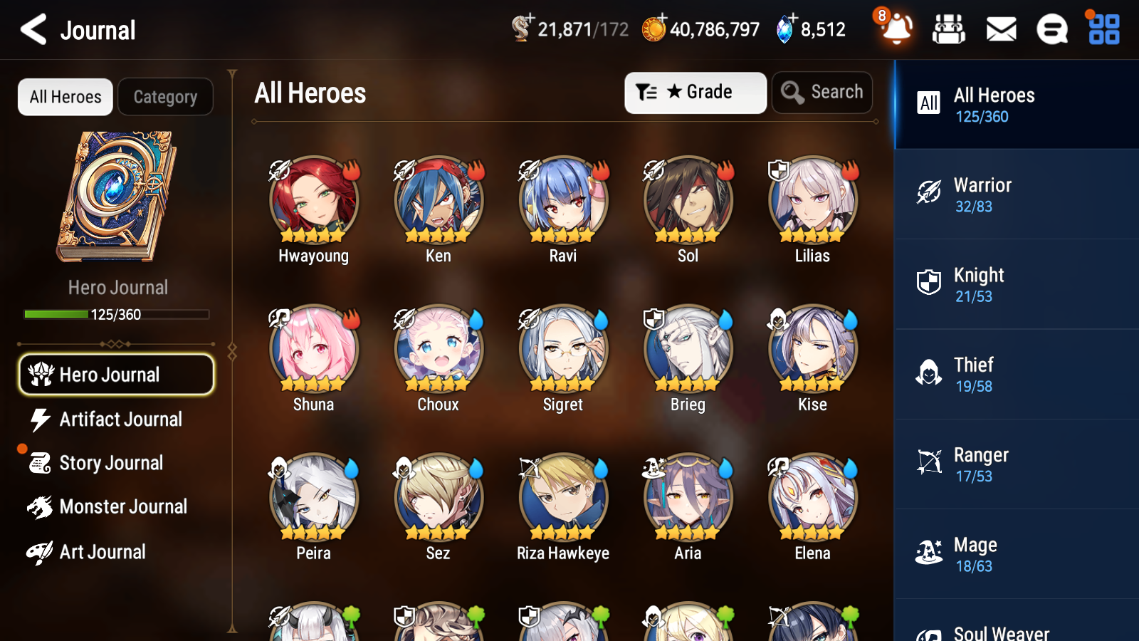 [GLOBAL][INSTANT] Epic 7 Seven 4ML New Moon Luna Harsetti Belian Operator Sigret + 42ML pulls +20 Speed + Name Starter Account-Mobile Games Starter