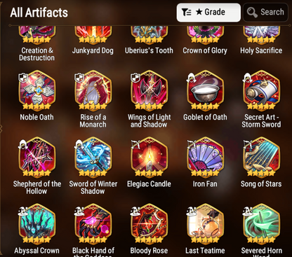 [GLOBAL][INSTANT] Epic 7 Seven 4ML New Moon Luna Harsetti Belian Operator Sigret + 25 ML pulls + Name Starter Account-Mobile Games Starter