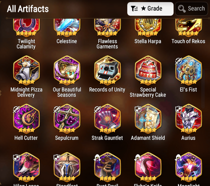 [GLOBAL][INSTANT] Epic 7 Seven 4ML New Moon Luna Harsetti Belian Operator Sigret + 25 ML pulls + Name Starter Account-Mobile Games Starter