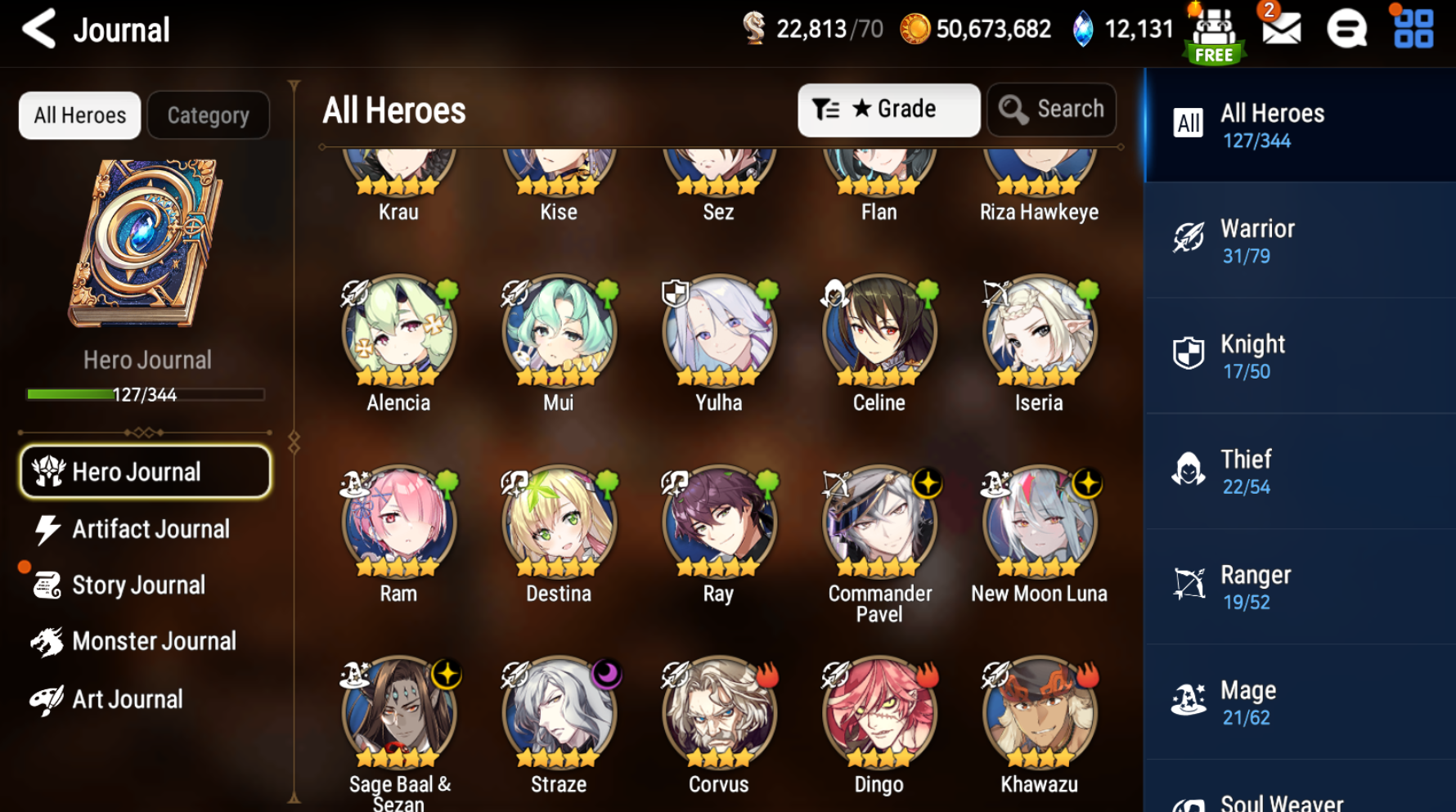 [GLOBAL][INSTANT] Epic 7 Seven 4ML New Moon Luna Straze Sage Baal Commander Pavel + ML pulls Starter Account-Mobile Games Starter