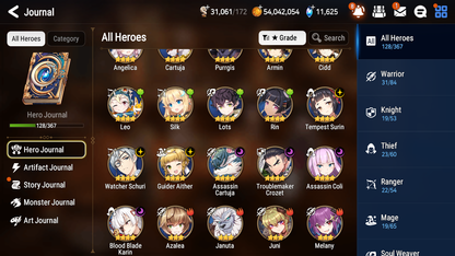 [GLOBAL][INSTANT] Epic 7 Seven 4ML New Moon Luna Astromancer Elena Architect Laika SBA+11k Gems +50 ML pulls + 20 Speed Starter Account-Mobile Games Starter