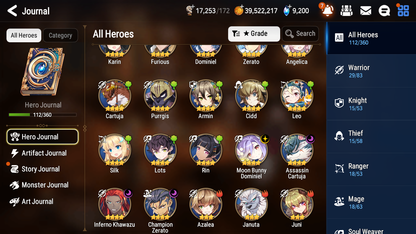 [GLOBAL][INSTANT] Epic 7 Seven 4ML Sea Phantom Politis Commander Pavel Dark Corvus Haste + 42ML pulls + 20 Speed Starter Account-Mobile Games Starter