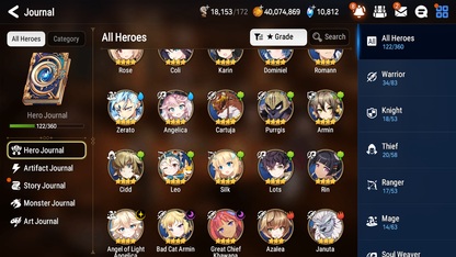 [GLOBAL][INSTANT] Epic 7 Seven 4ML Sea Phantom Politis Corvus Mediator Kawerik Pirate Captain Flan Angel of Light Angelica + 42ML pulls + 20 Speed Starter Account-Mobile Games Starter