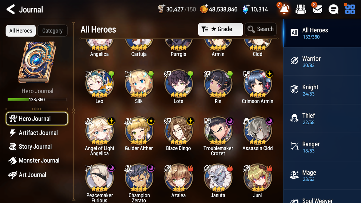 [GLOBAL][INSTANT] Epic 7 Seven 4ML Sea Phantom Politis Fallen Cecilia Requiem Roana Angel + 60ML pulls 10k skystones +20 Speed + Name Starter Account-Mobile Games Starter
