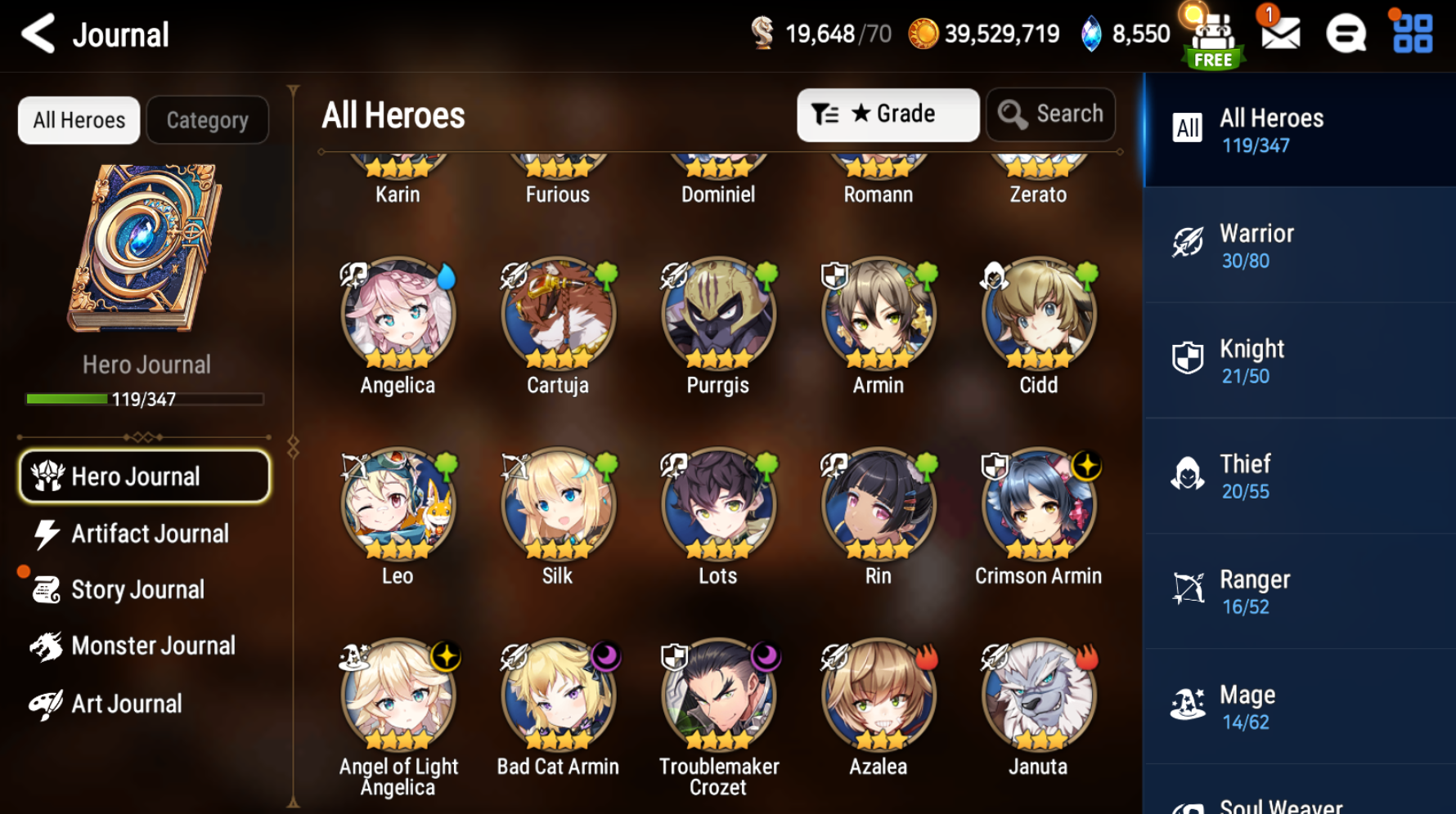 [GLOBAL][INSTANT] Epic 7 Seven 4ML Tori + New Moon Luna Apocalypse Ravi Krau Ray +24 ML pulls + Name Starter Account-Mobile Games Starter