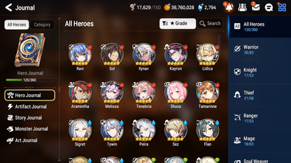 [GLOBAL][INSTANT] Epic 7 Seven 4ML Zio Dragon King Sharun Belian Ruele Rimuru + ML pulls + 20 Speed Starter Account-Mobile Games Starter