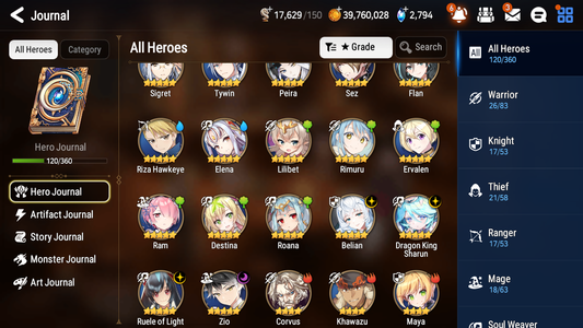 [GLOBAL][INSTANT] Epic 7 Seven 4ML Zio Dragon King Sharun Belian Ruele Rimuru + ML pulls + 20 Speed Starter Account-Mobile Games Starter