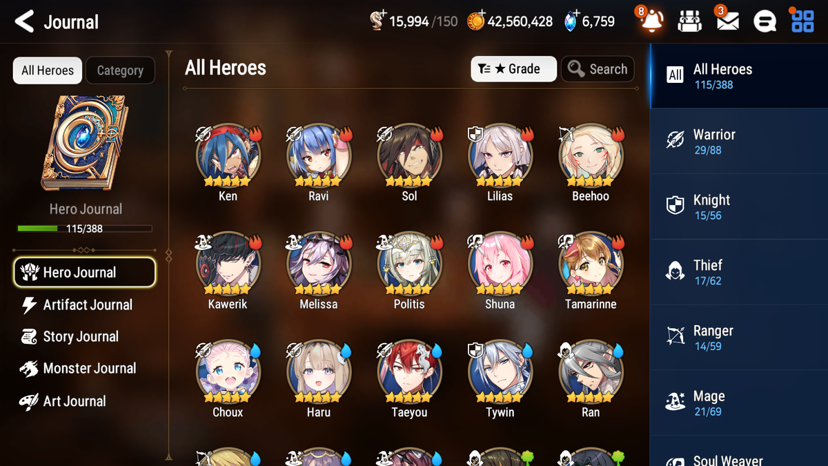 [GLOBAL][INSTANT] Epic 7 Seven 5ML 1LIM Haru Architect Laika Solitaria Martial Artist Ken Urban Shadow Choux Basar + 49ML pulls + 3x 20 Speed + Luna Skin + Name Starter Account-Mobile Games Starter