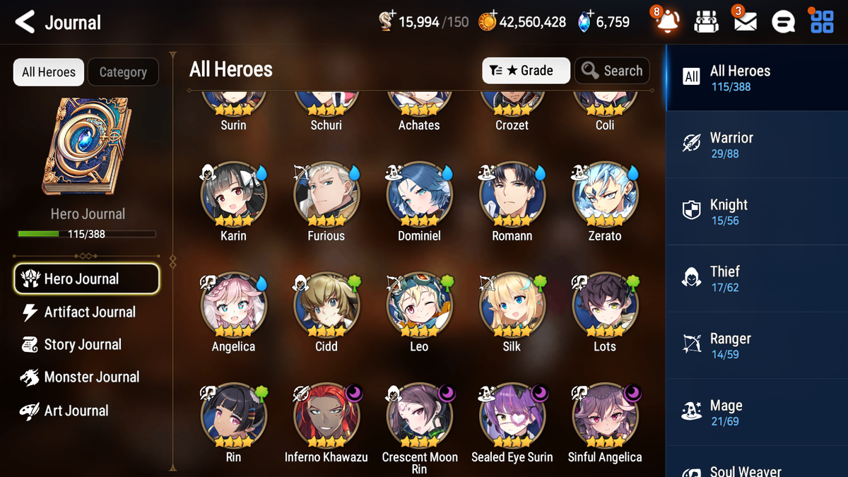 [GLOBAL][INSTANT] Epic 7 Seven 5ML 1LIM Haru Architect Laika Solitaria Martial Artist Ken Urban Shadow Choux Basar + 49ML pulls + 3x 20 Speed + Luna Skin + Name Starter Account-Mobile Games Starter