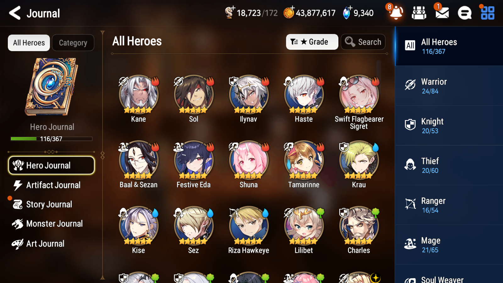 [GLOBAL][INSTANT] Epic 7 Seven 5ML 2LIM New Moon Luna Architect Laika Specter Tenebria Solitaria Festive Eda Swift Flagbearer Sigret +43ML pulls +20 Speed + Name Starter Account-Mobile Games Starter