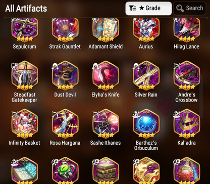 [GLOBAL][INSTANT] Epic 7 Seven 4ML New Moon Luna Vivian Apocalypse Ravi Sez Rem +7.6k Gems +23 ML pulls + Name Starter Account-Mobile Games Starter