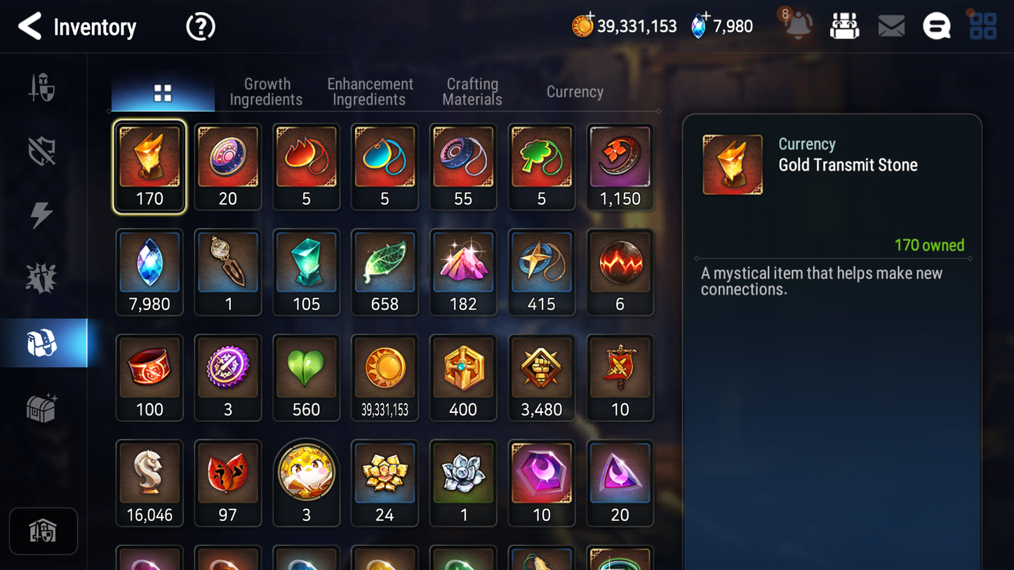 [GLOBAL][INSTANT] Epic 7 Seven 5ML 2LIM New Moon Luna Vivian Apocalypse Ravi Sez Rem +7.6k Gems +39ML pulls + 20 Speed + Name Starter Account-Mobile Games Starter