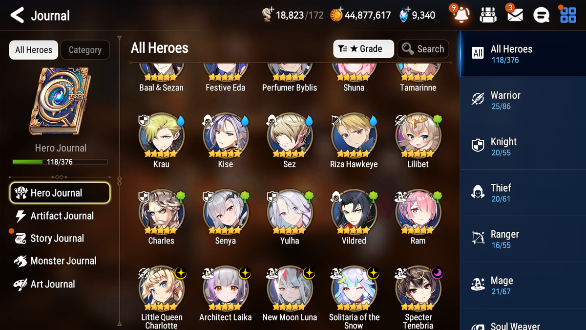 [GLOBAL][INSTANT] Epic 7 Seven 5ML 3LIM New Moon Luna Architect Laika Specter Tenebria Solitaria Festive Eda Swift Flagbearer Sigret +43ML pulls +20 Speed + Name Starter Account-Mobile Games Starter