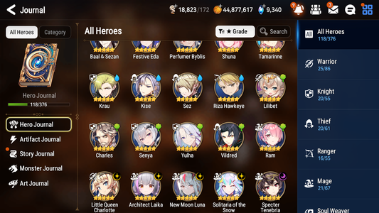 [GLOBAL][INSTANT] Epic 7 Seven 5ML 3LIM New Moon Luna Architect Laika Specter Tenebria Solitaria Festive Eda Swift Flagbearer Sigret +43ML pulls +20 Speed + Name Starter Account-Mobile Games Starter