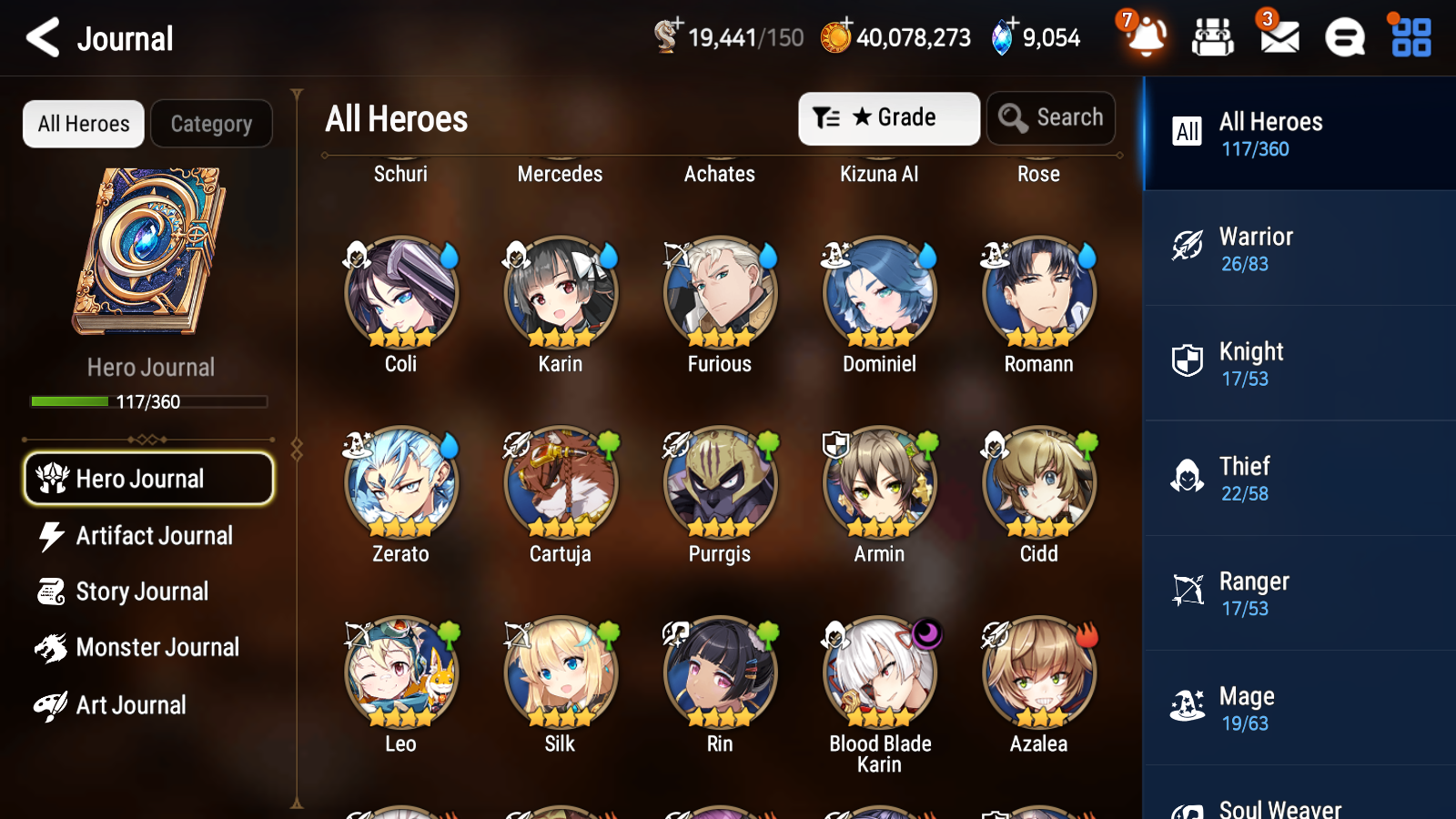 [GLOBAL][INSTANT] Epic 7 Seven 5ML Abyssal Yufine Archdemon Remnant Violet Dark Corvus Specimen Sez + ML pulls + 20 Speed Starter Account-Mobile Games Starter