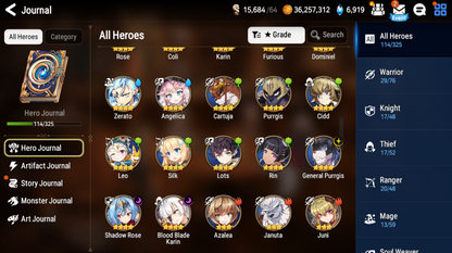 [GLOBAL][INSTANT] Epic 7 Seven 5ML Abyssal Yufine Maid Chloe Sage Baal Dark Corvus Elena + ML pulls + Name Starter Account-Mobile Games Starter